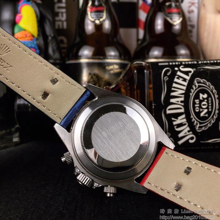 ROLEX勞力士 迪通拿 限量紀念版 佛羅倫斯克羅心錶帶 藍光鍍膜鏡面 奢華彩鑽圈口 男士腕表  wssb5148